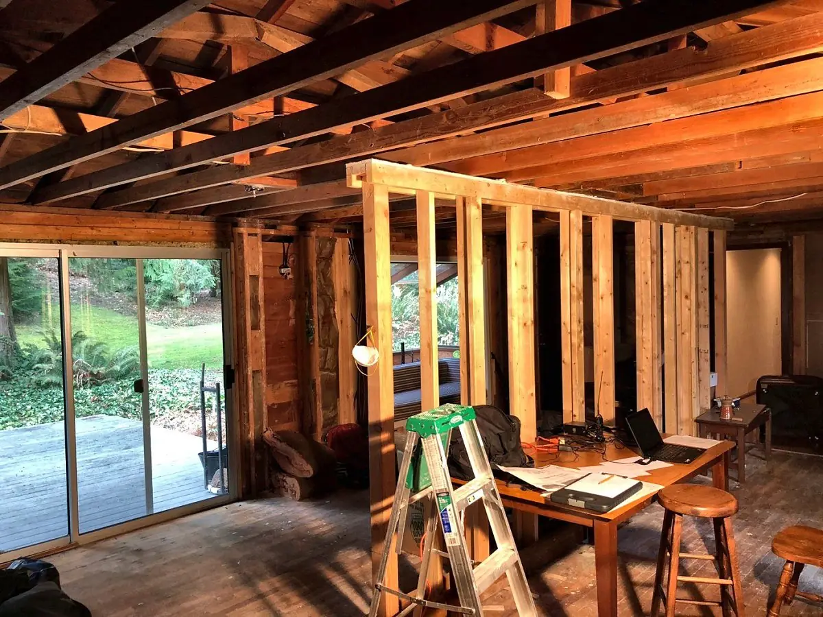 From framing to family room — before