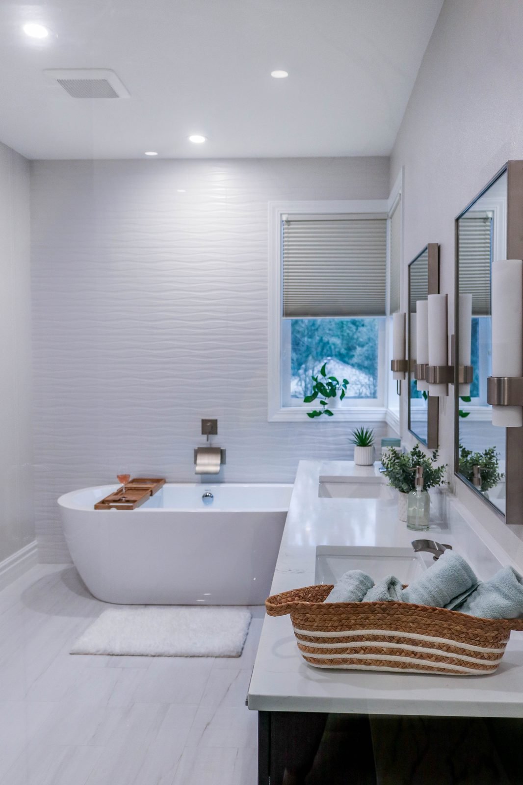 Primary Bath - Marble and Glass &mdash; photo 13
