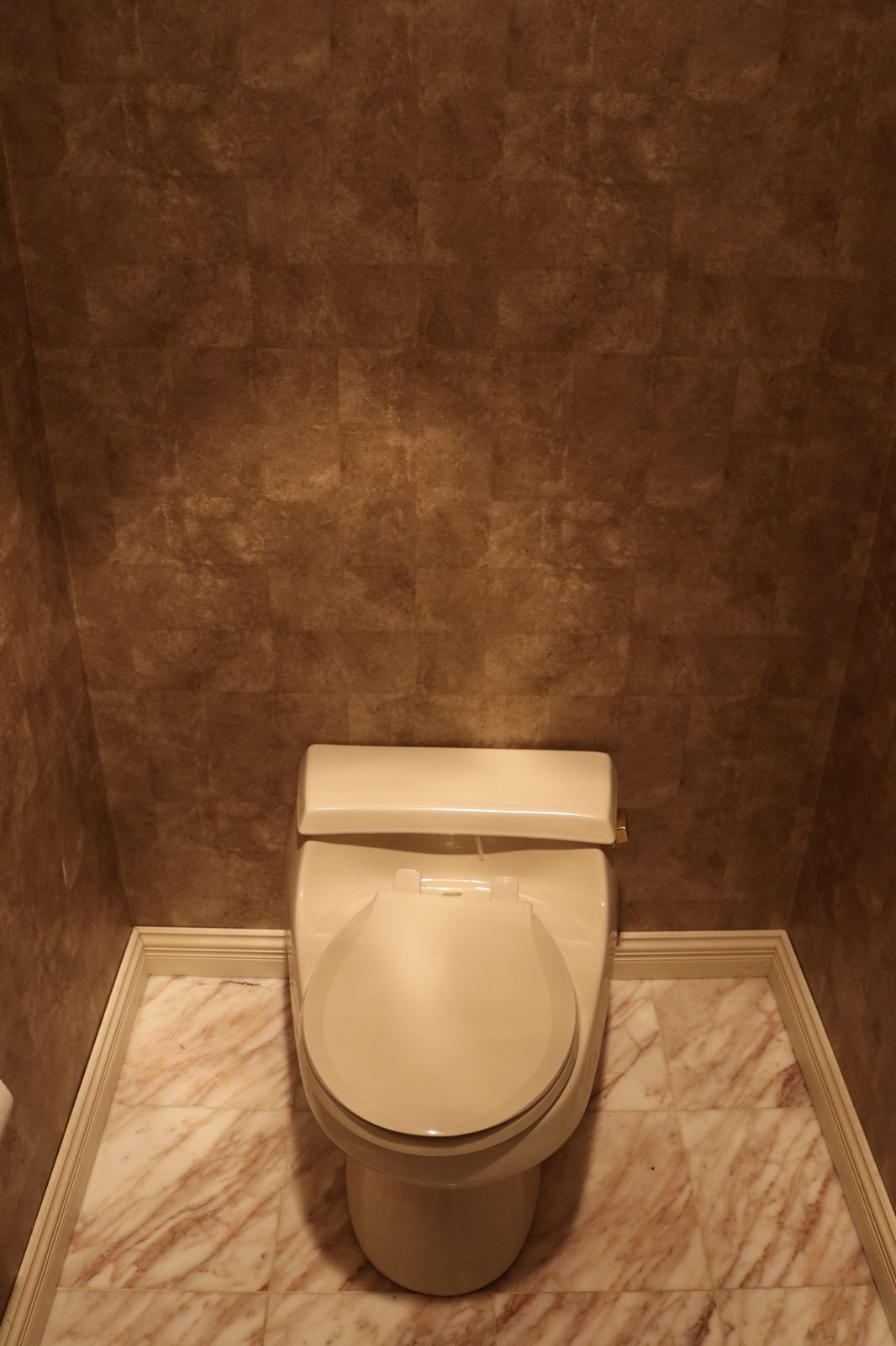 Before &mdash; Primary Bath - Marble and Glass