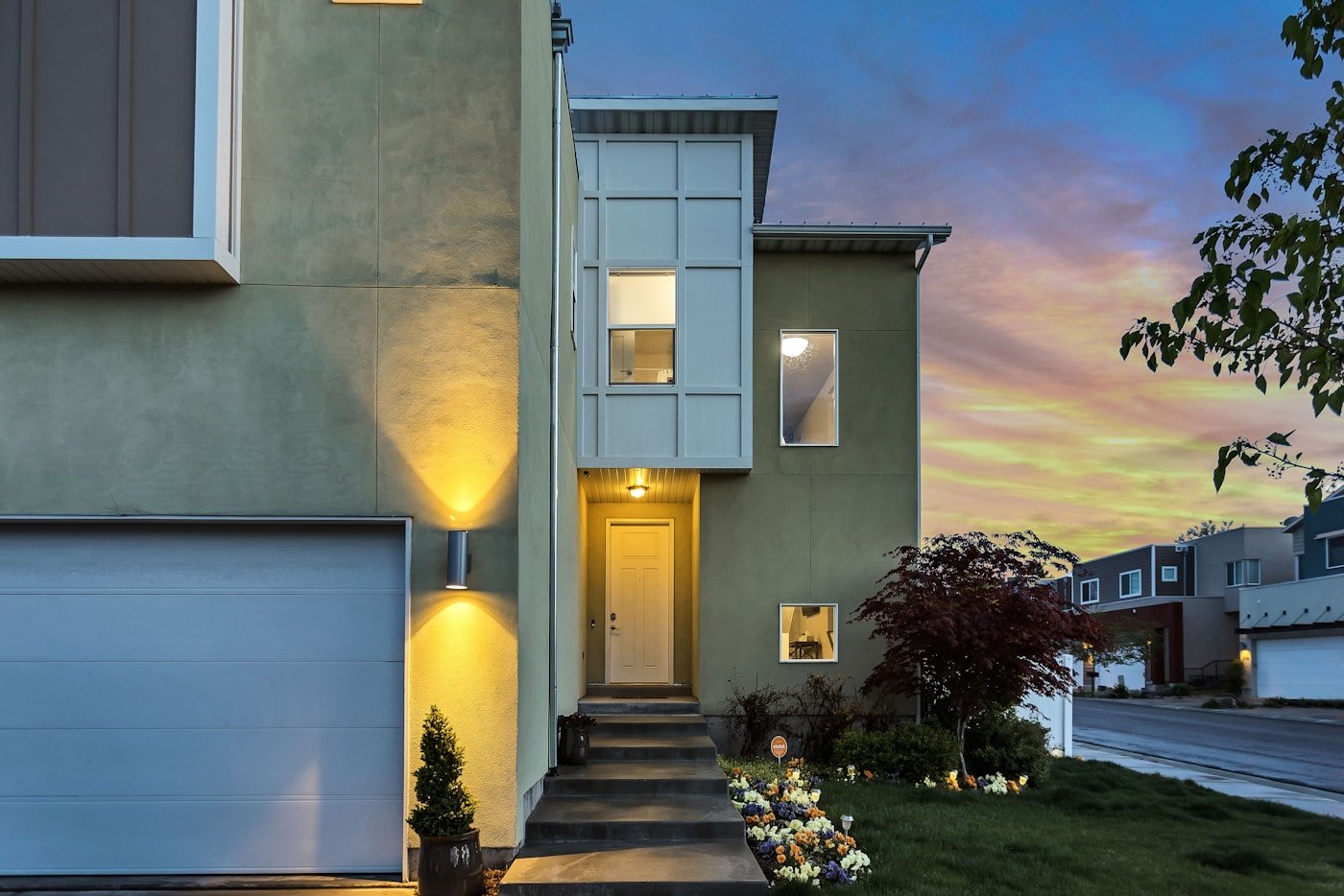 Custom home under construction in Pacific Northwest